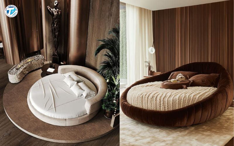 Kết Hợp Nội Thất: Tầm Quan Trọng Của Tab Đầu Giường Tròn